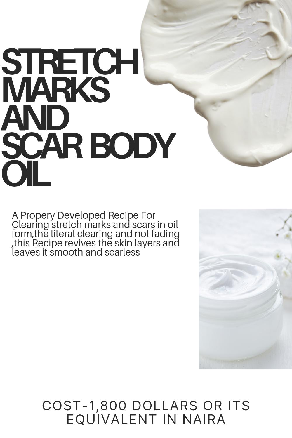 Stretch Marks and Scar Body Oil