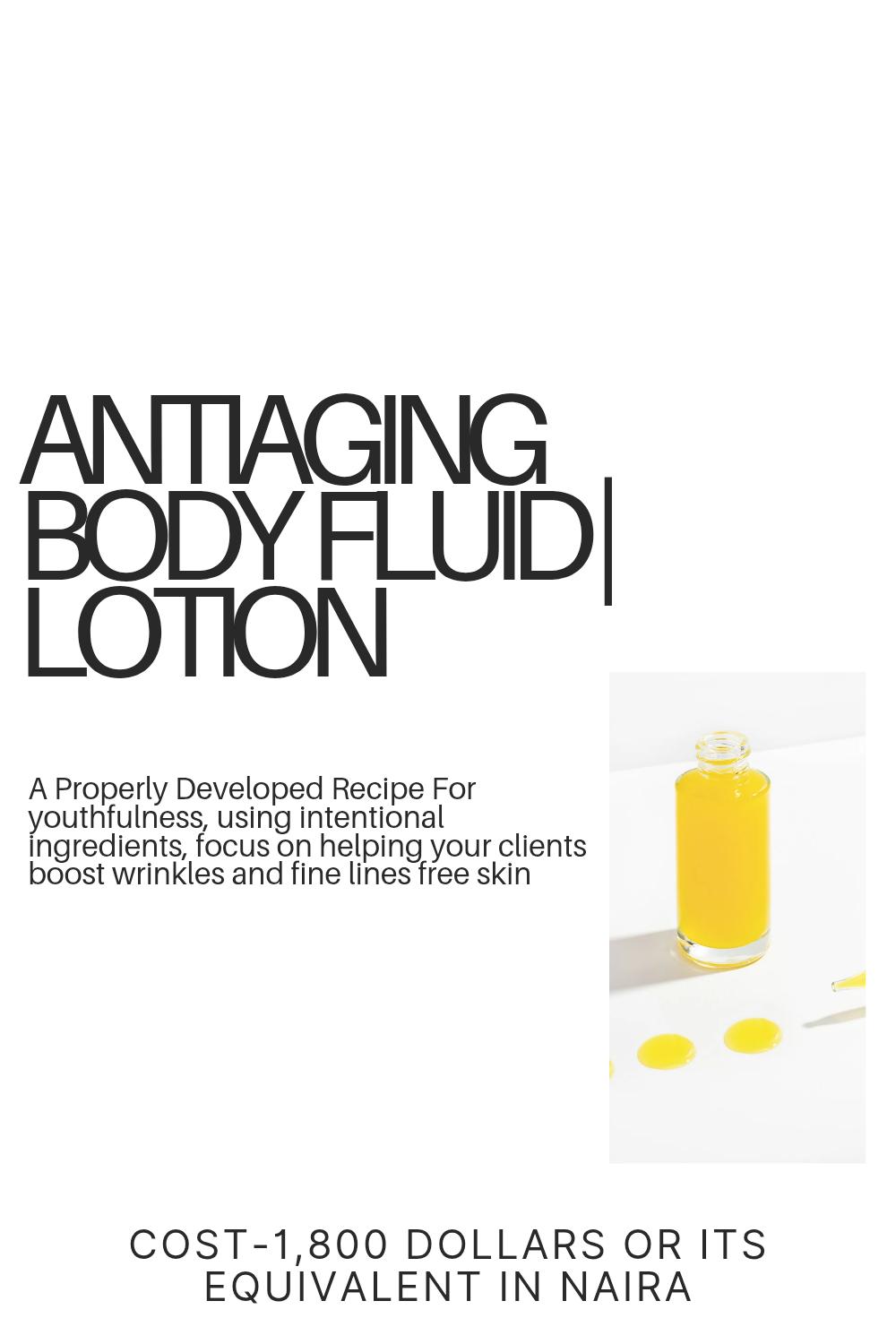 Antiaging Body Fluid / Lotion