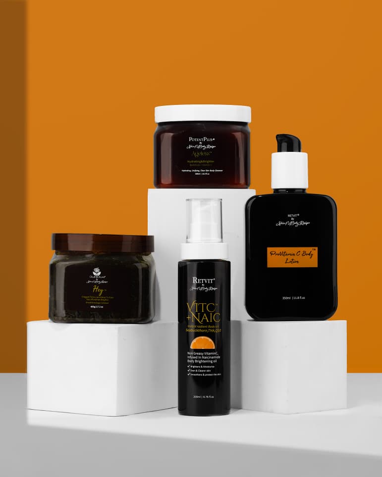 Body Spots and Hyperpigmentation Routine(Only Vitamin C)