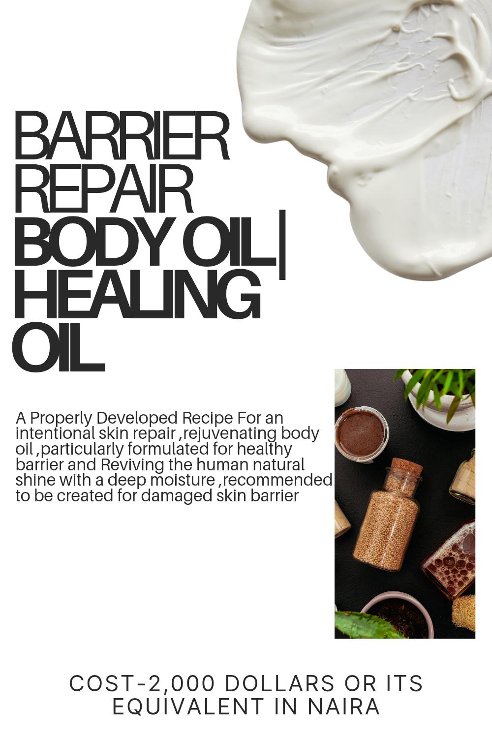 Barrier Repair Body Oil / Healing Oil